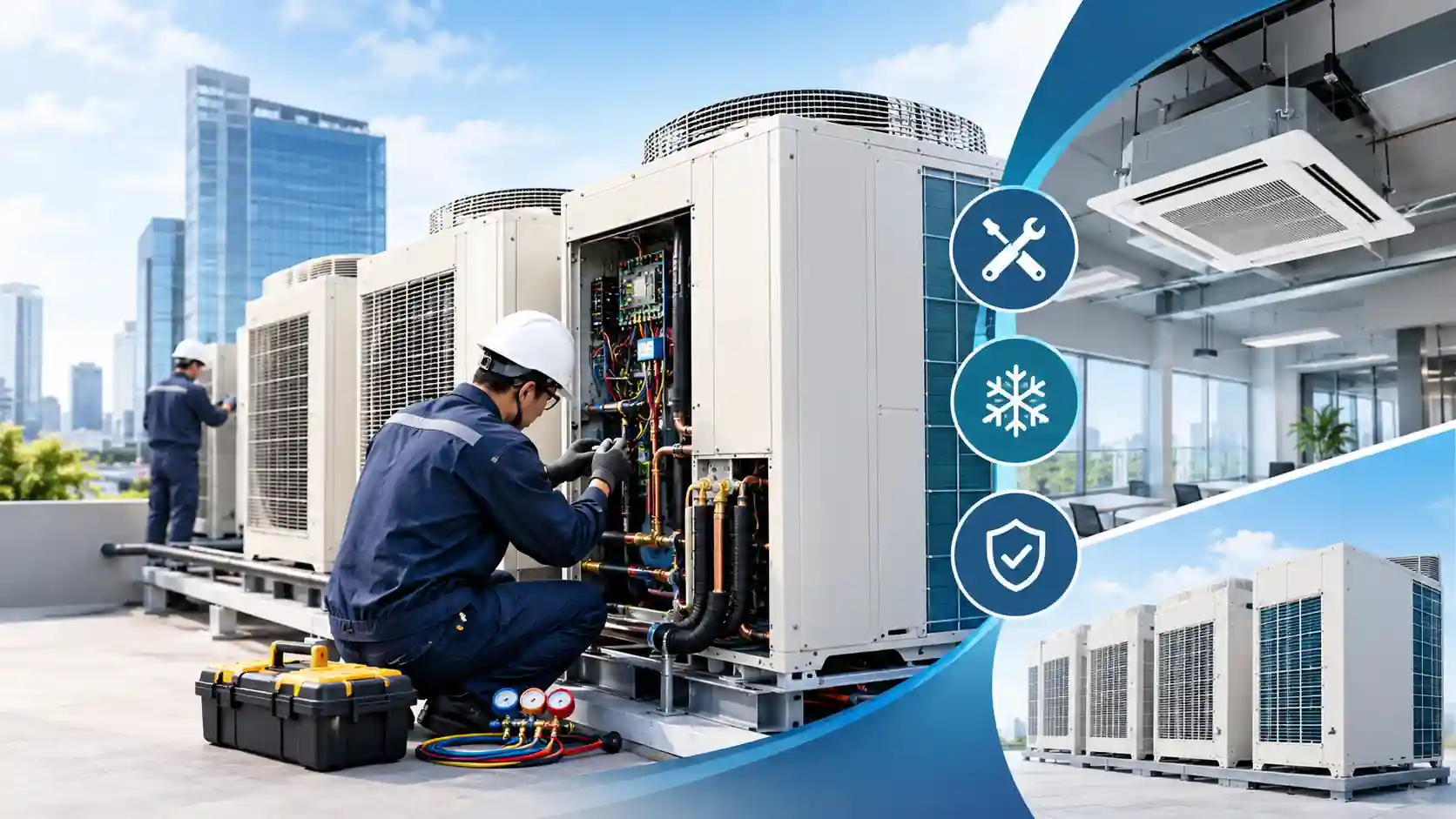 VRV & VRF AC Installation & Repair Services in Kolkata | Unique Aircon