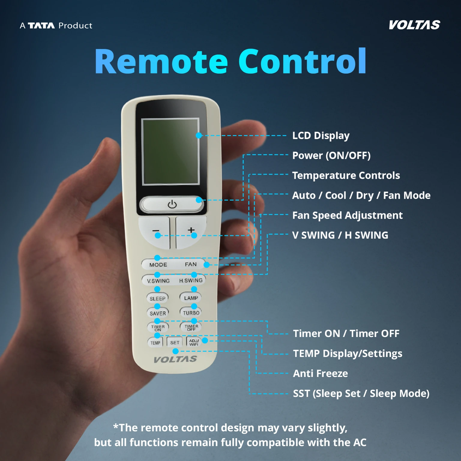 Voltas 125 INV Vectra (125 INV VECTRA ZEN SILVER) view 5