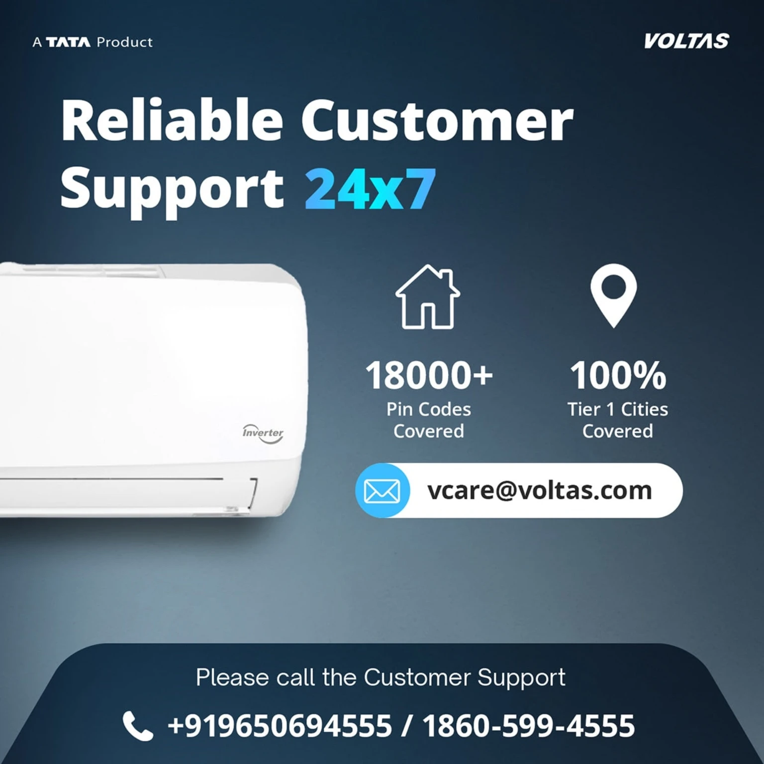 Voltas 243 INV Vectra Model 2026 Inverter Split Ac 2 Ton 3 Star view 6